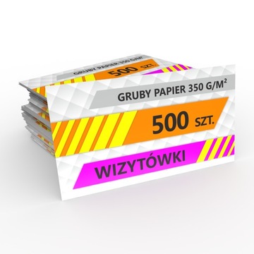 Wizytówki 500 sztuk