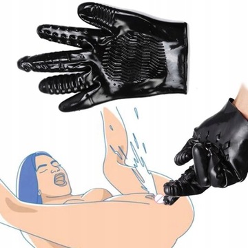 MASAŻER REKAWICA Z WYPUSTKAMI FISTING SEX ANALNY