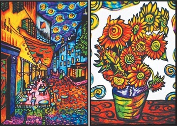 Segregator kolorowanka COLORVELVET Vincent