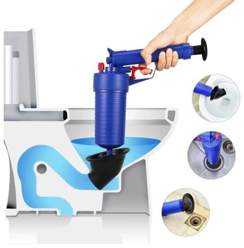 Пистолет для разблокировки труб, вантуз для унитаза, раковина, ванна, умывальник