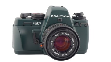 Praktica BX20s GREEN с Pentacon Prakticar 50/1.8