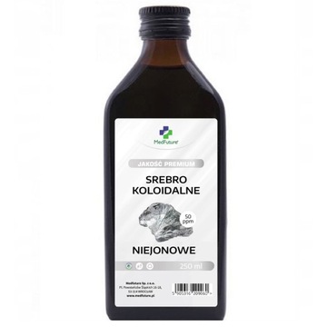 Niejonowe Nano Srebro koloidalne 50 ppm