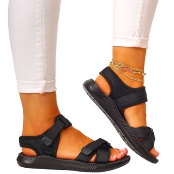 ЛЕТНИЕ СПОРТИВНЫЕ САНДАЛИИ ЖЕНСКИЕ, ЛЕГКИЕ, УДОБНЫЕ, НА ЗАВЕЛКРО.
