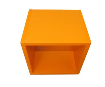 Полка квадратная ORANGE 30x30x25 оранжевая