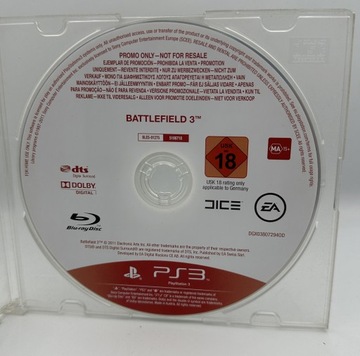 Gra Battlefield 3 PS3 Promo Copy