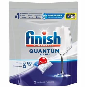 KAPSUŁKI DO ZMYWARKI FINISH QUANTUM ALL IN ONE 60SZT