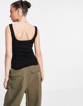 ЧЕРНЫЙ КОРОТКИЙ ТОП ИЗ ХЛОПКА