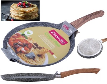 PATELNIA DO NALEŚNIKÓW MARMUROWA INDUKCJA 28 cm
