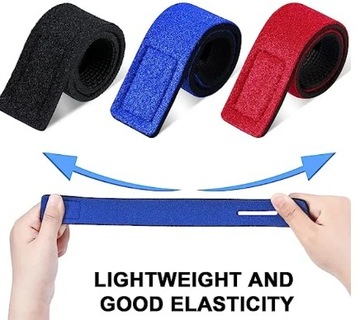 Лента-липучка для привязывания удочек, набор из 2 шт., 24см х 3см.