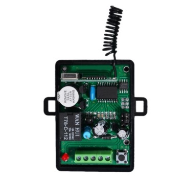 Радио 1-канальное, 433MHz 12/24V DC Радиоконтроллер + 2 пульта 1 канал