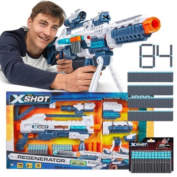 ZURU X-SHOT PISTOLET SNAJPERKA REGENERATOR 48 STRZAŁEK + 36 STRZAŁEK
