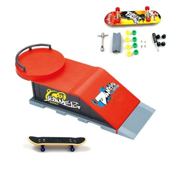 FINGERBOARD FINGER SKATEBOARD RAMP SKATEPARK РЕГУЛИРУЕМЫЕ КОЛЕСА + АКСЕССУАРЫ