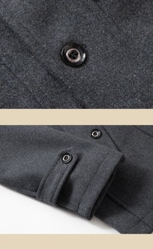 ЗИМНЕЕ ПАЛЬТО МУЖСКОЕ CLASSIC, Шерсть, Элегантный, L