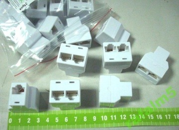 ROZGAŁĘŹNIK ROZSZYWKA RJ45 RJ 45 RJ-45 PRZEJŚCIE