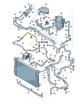 ОРИГИНАЛЬНАЯ ВОДЯНАЯ ТРУБА ВОДЯНОЙ ШЛАНГ VW AUDI