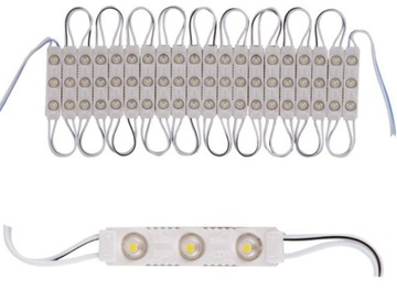 Moduł prostokątny LED 12V 1,3W IP44 4000K - 1szt