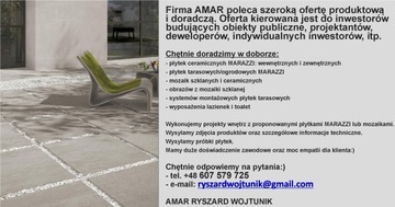 Wspornik PODSTAWKA przezroczysta Płyt TARAS OGRÓD