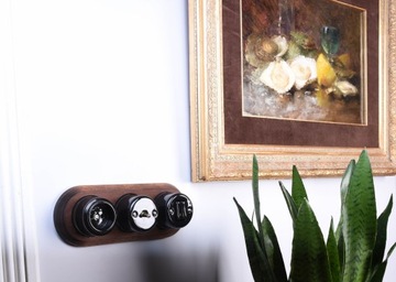 РОЗЕТКА НАКЛАДНАЯ КЕРАМИЧЕСКАЯ РЕТРО LOFT 2xUSB