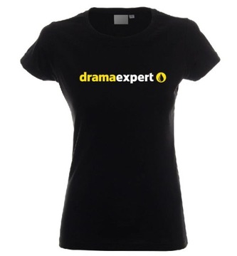 DRAMA EXPERT media queen królowa dram prezent logo