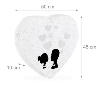 PINIATA ŚLUB BIAŁA