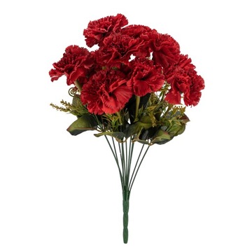 Искусственные цветы ГВОЗДИКА 47 см микс