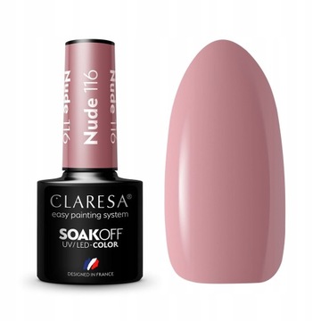 CLARESA LAKIER HYBRYDOWY NUDE 116 -5G