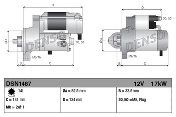 PACKET PDF 261066 4 + STARTÉR DENSO DSN1487