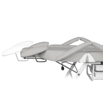 FOTEL KOSMETYCZNY ZABIEGOWY DO RZĘS LEŻANKA SPA SZARY