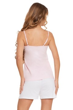 ЖЕНСКАЯ ПИЖАМА-ДВУШКА НА ЛЕМЯХ, МОРАЖ, РАЗМЕР. С