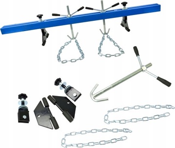 БАЛКА ПОДВЕСКИ ДВИГАТЕЛЯ GEKO ПРОЧНЫЙ ДЕРЖАТЕЛЬ ДВИГАТЕЛЯ 500 КГ КРЮКИ G02190