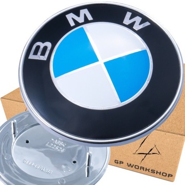 BMW LOGO EMBLEMAT 78mm ZNACZEK TYŁ KLAPA E39 E46 3