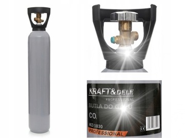 KRAFT&DELE BUTLA GAZOWA CO2 PUSTA 8L max ciśnienie 250bar - Kraft&Dele