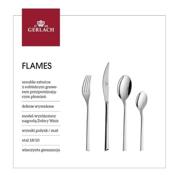 GERLACH.FLAMES НАБОР СТОЛОВЫХ ПРИБОРОВ 68 шт.