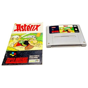 Gra ASTERIX + instrukcja SNES PAL Nintendo SNES gra retro 16 bit