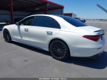 Mercedes 2022 Mercedes-Benz Klasa S 2022r, 4Matic, 4.0L, 580 4.0 Benzyna 497KM, zdjęcie 3