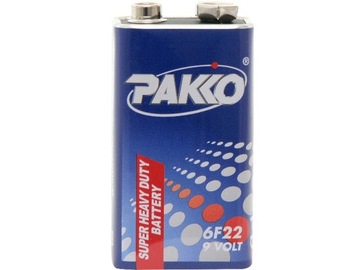 Bateria EXTRA HEAVY DUTY 6F22 9V V/P