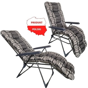 PATIO FOTEL OGRODOWY LEŻAK MALAGA PLUS 460537 460527 ROZKŁADANY WYGODNY