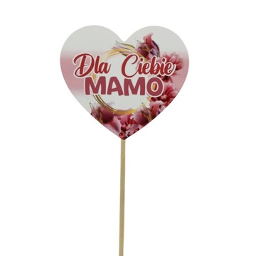 Ozdobny topper na piku prezent Dzień Matki 29 cm