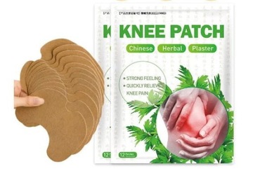 Rozgrzewający plaster na kolana 12 szt