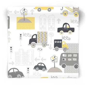 Tapeta dziecięca w samochody G56011