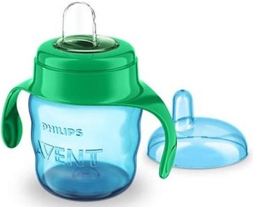 AVENT KUBEK Z UCHWYTEM NIEKAPEK BUTELKA 200 ML 6M+