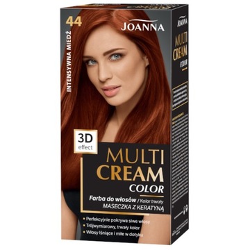JOANNA Multi Cream Farba 44 Intensywna Miedź