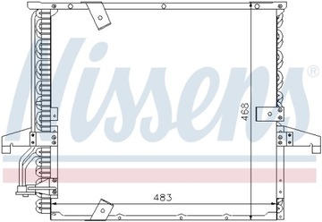 NISSENS CHLADIČ KLIMATIZACE BMW 3 2,0B 91-98 (S