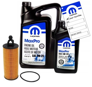 MOPAR 5W20 6L + FILTR 68191349AB