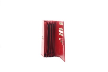 Damski skórzany portfel RFID El Forrest czerwony