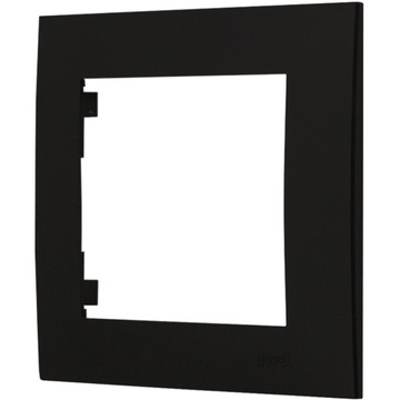 Ospel Szafir Czarny ramka pojedyncza