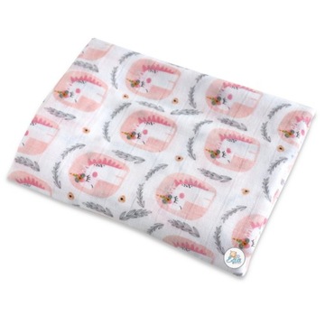 Pielucha Bambusowa Otulacz Kocyk Bambusowy 120x120