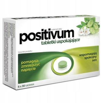 POSITIVUM TABLETKI USPOKAJAJĄCE 180 MELISA STRES