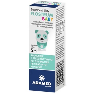 Flostrum Baby krople 5 ml probiotyk DATA