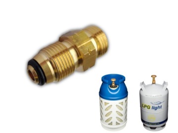 Переходник-переходник для НОРВЕЖСКИХ газовых баллонов